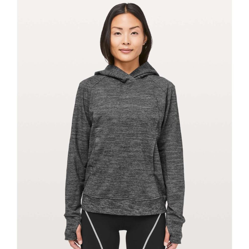 Lululemon Scuba Pullover Heathered Core Dark Grey Size 12